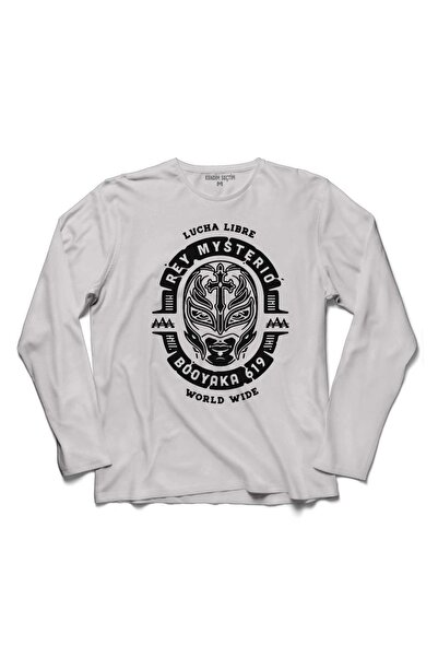 Kendim Seçtim Tricou gri pentru bărbați Rey Mysterio Wwe American Wrestling B...