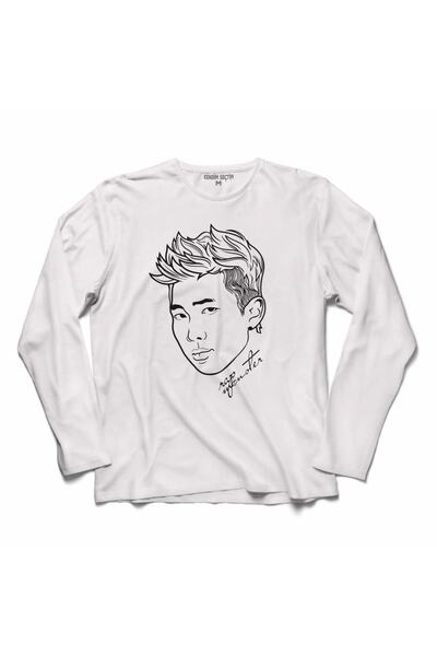 Kendim Seçtim Bts Bangtan Boys Rap Monster Logo majica dugih rukava