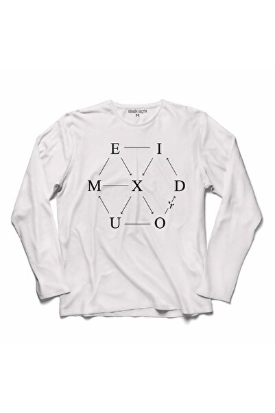 Kendim Seçtim Exo Planet Logo majica dugih rukava Štampano za decu T-shirt