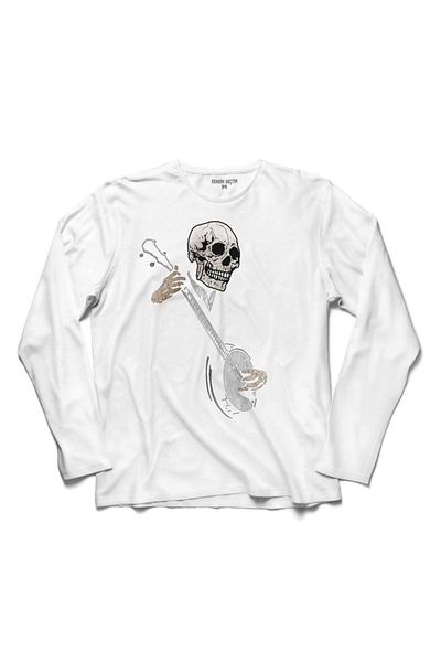 Kendim Seçtim Tricou cu mânecă lungă Skullboys Music Musician