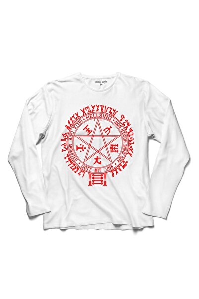 Kendim Seçtim Pentagram Hellsıng One Piece Naruto anime majica dugih rukava