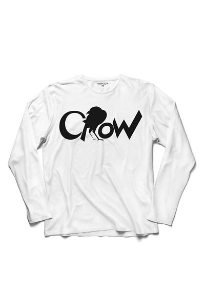Kendim Seçtim Tricou cu mânecă lungă The Crow Logo Crow