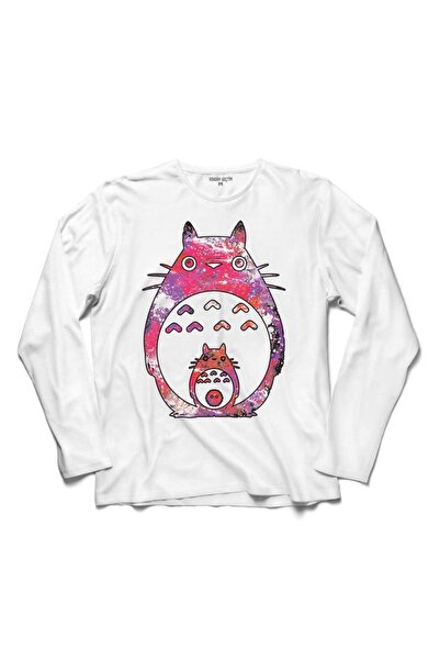 Kendim Seçtim Totoro My Neighbor Owl Fishing 2 majica dugih rukava