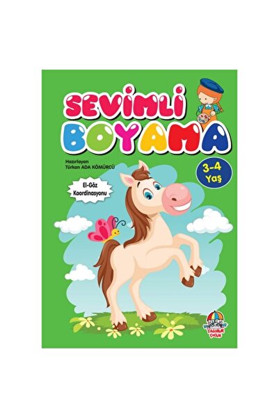 Yağmur Çocuk Sevimli Boyama (3-4 Yaş)