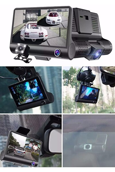 SFL Product 3 Kameralı Hd 1080p Gece Görüşlü Yol Kayıt Kamerası - Ön Kamera ,...