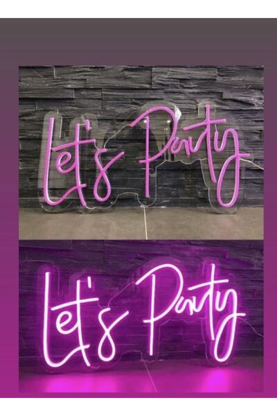 ARYA LİNA DESİGN Lets Party Neon Led Yazı