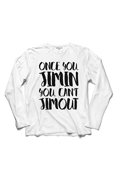 Kendim Seçtim Bts Jimin Once You You Can't Bangtan Boys majica dugih rukava