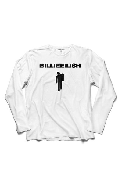 Kendim Seçtim Tricou cu mânecă lungă cu logo Billie Eilish Billieeilish