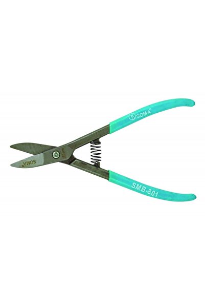 Depolife Kuyumcu Makası Soma Smb-801 Hassas Teneke Saç Kesme Makası Yaylı 18mm