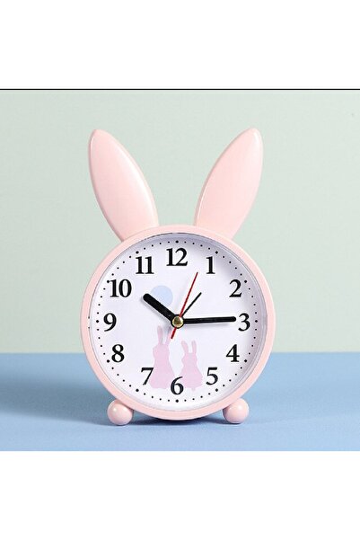 hediyeconcepti Karikatür Tavşan Çalar Saat Yatak Odası Başucu Dekorasyon