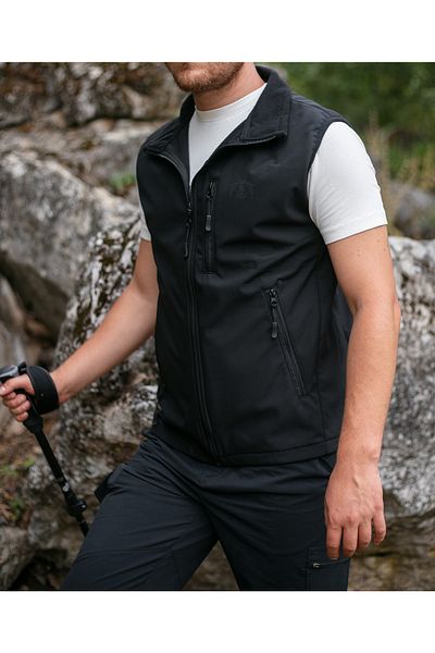 Huğlu Softshell Vest with Zipper Pocket Seasonal