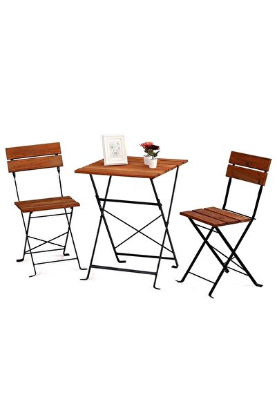 RMMGROUP Bistro Masa Sandalye Takımı - Bahçe - Mutfak - Balkon Masa Sandalyesi