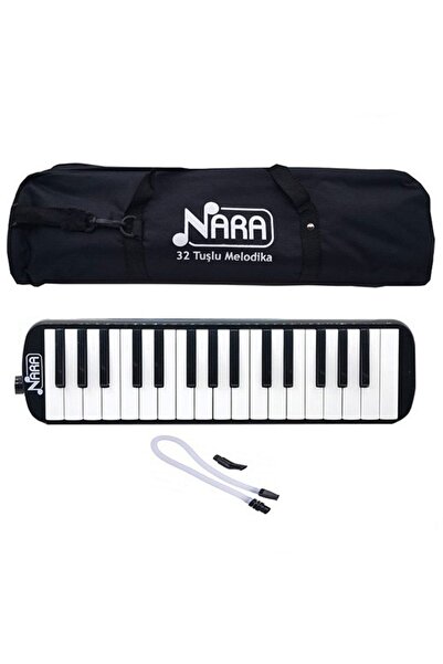 NARA 32 Tuşlu Çantalı Melodika Siyah