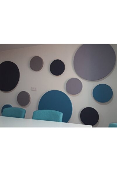 Undo Yapı Akustik Kumaş Kaplı Cam Yünü Dolgulu Duvar Paneli - Mavi Renk
