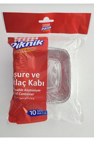 Piknik Ashura and Rice Pudding Container 1*10 Pieces