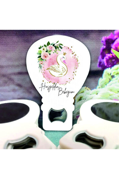 Ege ajans 10 Adet Balon Açacak Magnet Kuğu Model