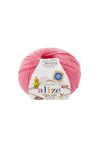 Alize Zedhobi Cotton Gold Hobby New 33 Candy Pink Knitting String