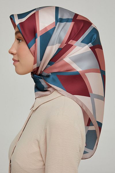 Armine Μεταξωτό κασκόλ 8664d (twill) (νοσταλγία)
