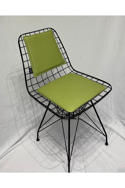 BK exclusive Tel Sandalye Minder Seti ( Oturma Ve Sırt Minderi) , (SANDALYE DAHİL DEĞİLDİR)