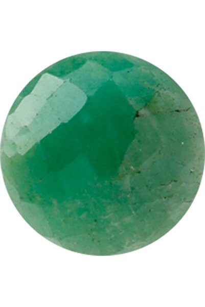 Deniz Doğal Taş Sertifikalı Fasetli Zümrüt Doğaltaş Bileklik Taşı, Adet Dt001...