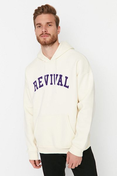 Trendyol Collection Φούτερ Unisex Fleece Holding Hooded Oversize - TMNAW22sw1462