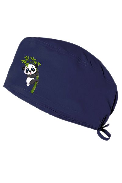 bonecim Cute Panda Doctor Nurse Hospital Cook Medical Surgical Bonnet