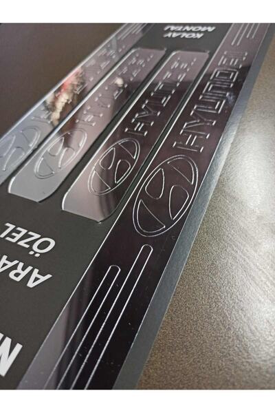 Aksefuar Lazer Hyundai Accent Era Uyumlu Kapı Eşiği Ve F1 Kulakçık Vites Kolu