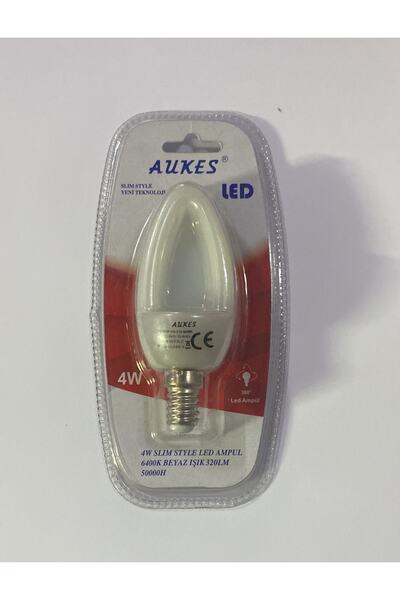 Aukes 4 Watt 6400k Beyaz Işık E14 Duylu Led