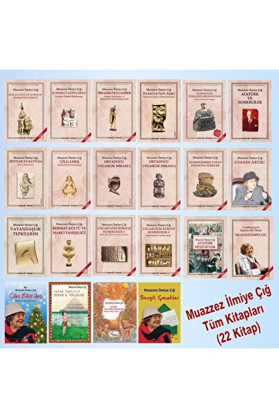 Kaynak Yayınları Muazzez Ilmiye Çığ Tüm Kitapları (22 Kitap)