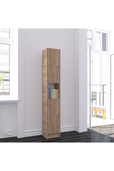 YETİ MOBİLYA Çok Amaçlı 2 Kapaklı Mutfak Banyo Dolabı Cad30 Çam