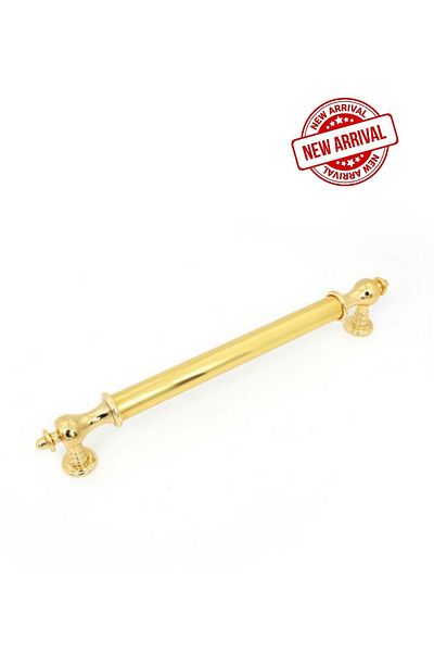 ARON Berra 128 Gold Yellow Gold Handle TV Unit Bedroom Cloakroom Drawer Kitchen Cabinet Door Handle 128mm