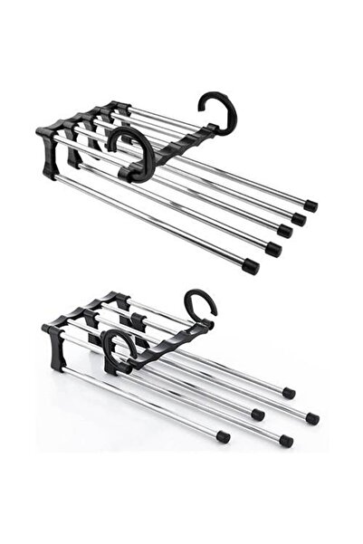 ugursepeti Pantolon Askılık 5 Li Hareketli Askı Beyaz (2 ADET)