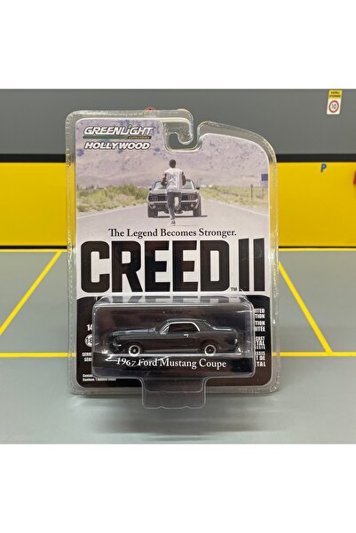 Greenlight 1967 F0rd Mustang Coupe 1/64 Ölçek *c&c Model Garage* Diecast Meta...