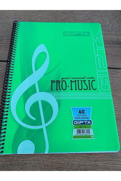 Gıpta Music Notebook 60 Sheets with Spiral