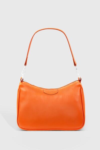 Housebags Women's Orange Baguette Bag 206