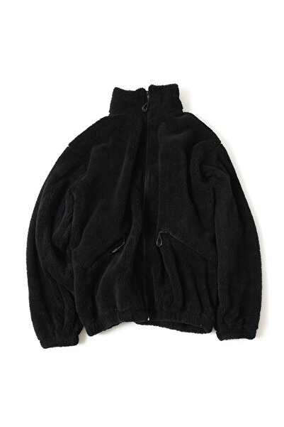 Be Original Ανδρικό βελούδινο φούτερ Oversize Μαύρο Χρώμα Casual Ρούχα με τσέπη με φερμουάρ