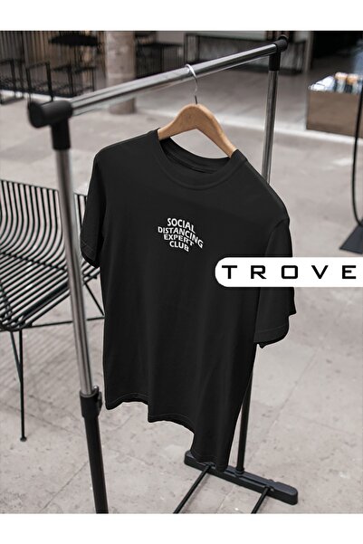 TROVE تيشيرت للجنسين والرجال والسيدات من الجنسين، تصميم نادي خبراء التباعد ال...