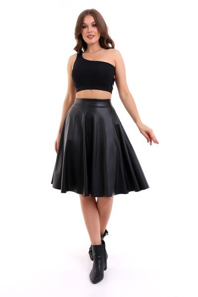 Winmoda34 Fusta din piele