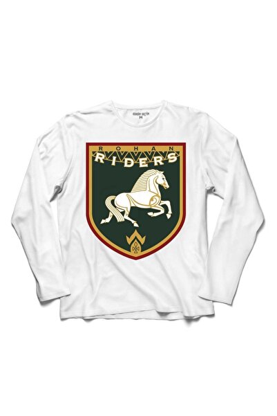 Kendim Seçtim Rohan Riders Majica dugih rukava sa logotipom Gospodara prstenova