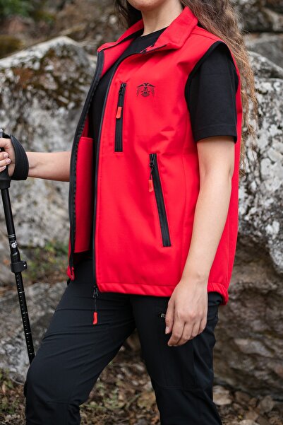 Huğlu Softshell Yelek Fermuarlı Cepli Mevsimlik