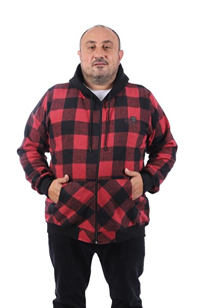 Starbattal Sweat de pășunător de mărime mare cu glugă 22200-burgundy