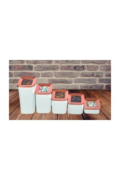 VİP AHMET 5 Li White Copper Storage Container