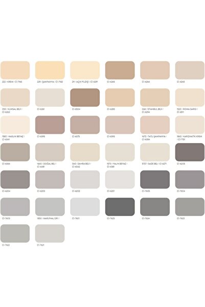 Polisan Popüler Plastik Mat Duvar Boyası 10 Kg-sade Bej Rengi