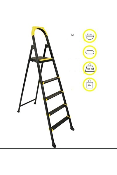Genel Markalar 4+1 Basamaklı Metal Merdiven Zigana