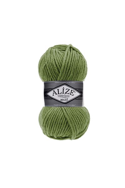 Alize Superlana Maxi 620 Ελιά - 100 γρ. 100 Μ. Χοντρό πλεκτό σχοινί