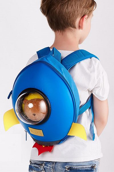 Supercute Rucsac Rocket Grădiniță / Albastru