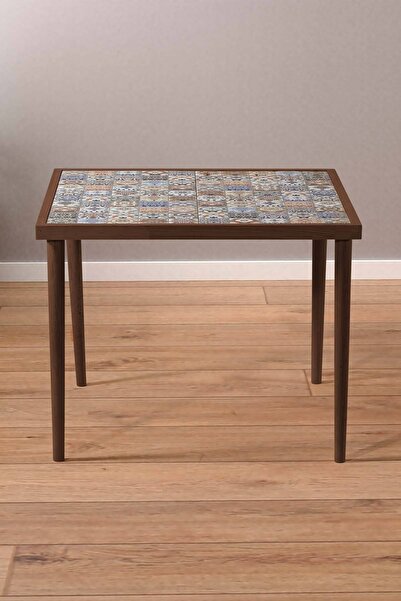 bluecape Esperanza 62x62cm Doğal Masif Seramik Dekoratif Orta Sehpa