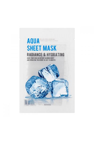 Eunyul - Purity Aqua Sheet Mask - Nemlendirici Yüz Maskesi - Kore