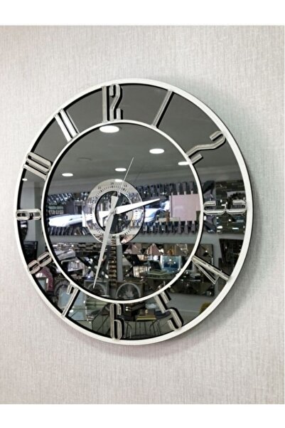 ÖZAY DİZAYN Gerçek Ayna Duvar Saati 50 Cm