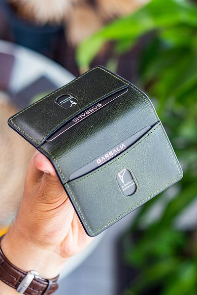 Garbalia Nahita Genuine Leather Slim Card Holder Wallet